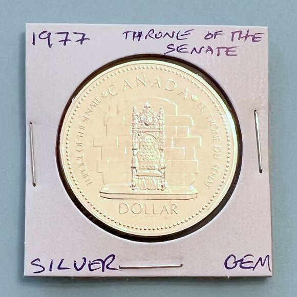 Canada 1976, 1977 & 1978 0.500 Fineness Silver Dollar Coins! - Picture 5 of 16